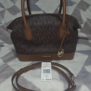 Michael Kors Brown MEDIUM Hyde SATCHEL Bag